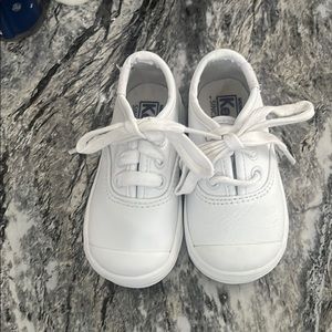 White leather Ked sneakers
